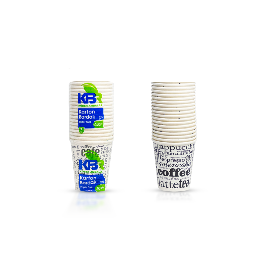 KBR 7 OZ KAĞIT BARDAK 20 ADET