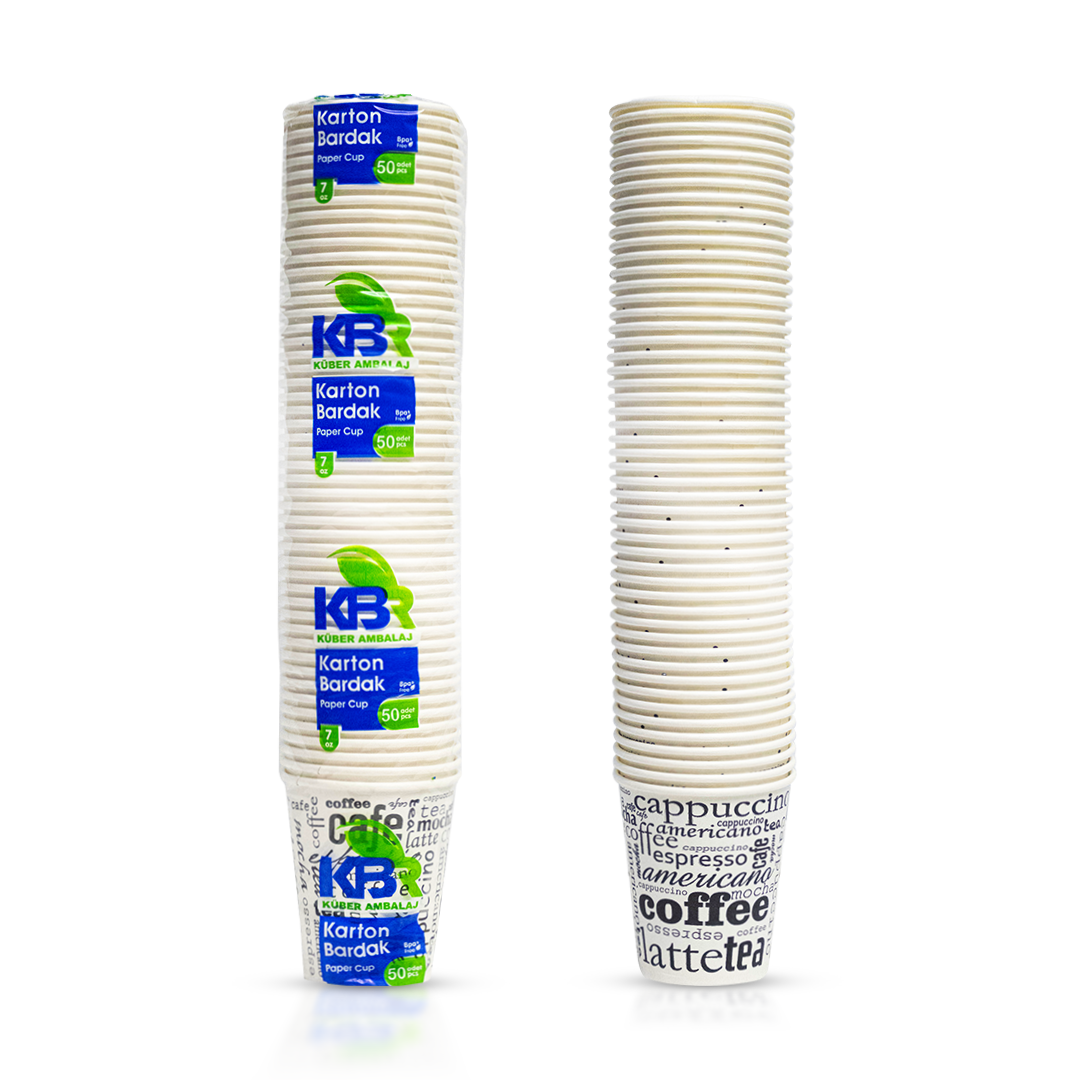 KBR 7 OZ KAĞIT BARDAK 50 ADET