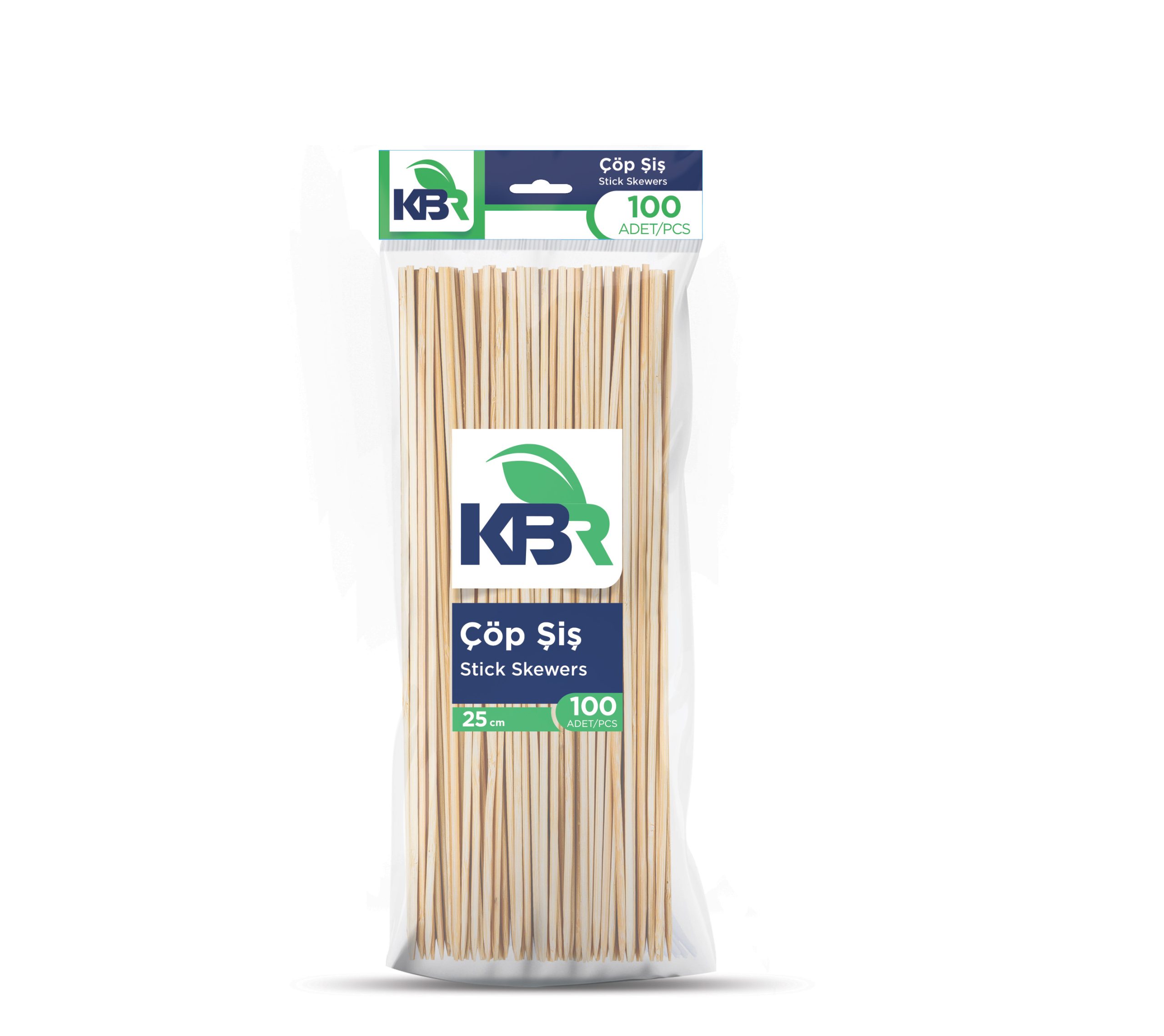 KBR ÇÖP ŞİŞ  25 CM 100 ADET
