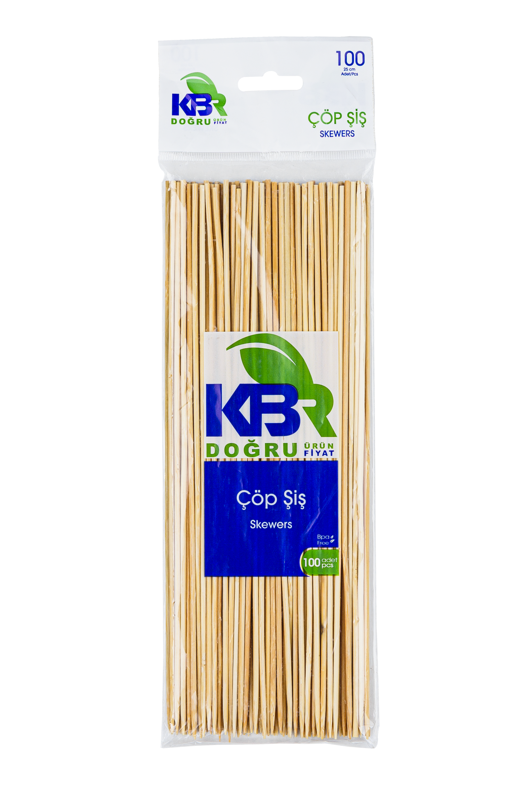 KBR ÇÖP ŞİŞ  25 CM 100 ADET
